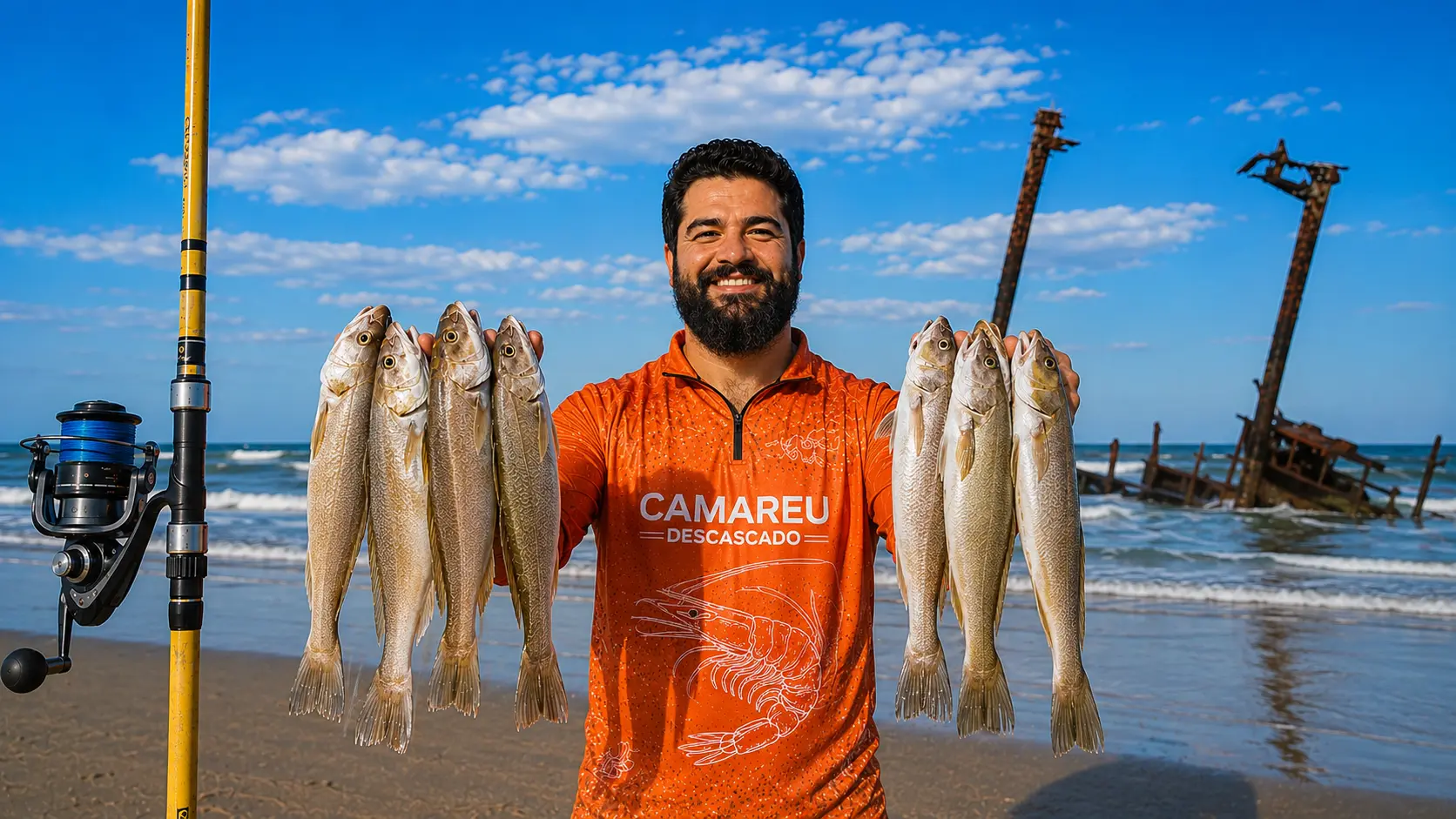 Pesca na Praia do Cassino: espécies, épocas e dicas